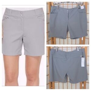 Adidas Grey Athletic Activewear Shorts SZ 14 NWT